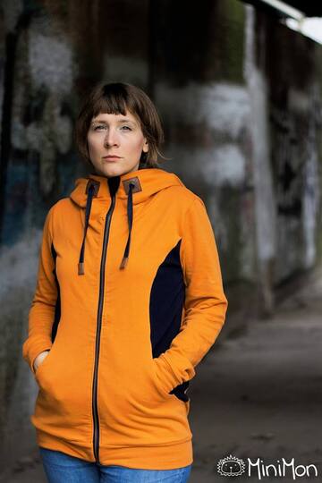 Sweatjacke/ Hoodie Damen – E-Book Schnittmuster Gr. 32-58 – Nanuc