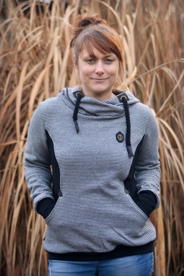 Sweatjacke/ Hoodie Damen – E-Book Schnittmuster Gr. 32-58 – Nanuc