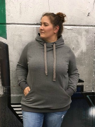 Sweatjacke/ Hoodie Damen – E-Book Schnittmuster Gr. 32-58 – Nanuc