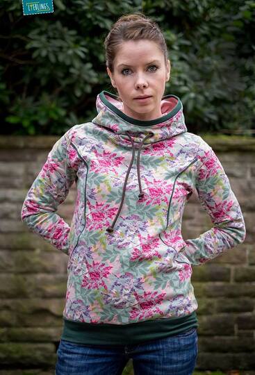 Sweatjacke/ Hoodie Damen – E-Book Schnittmuster Gr. 32-58 – Nanuc