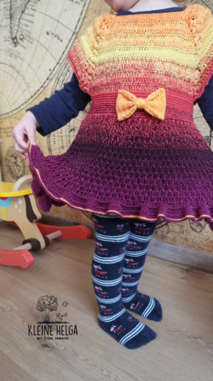 Häkelanleitung für Tunika ,,Sungirl Shining" 9 Größen!