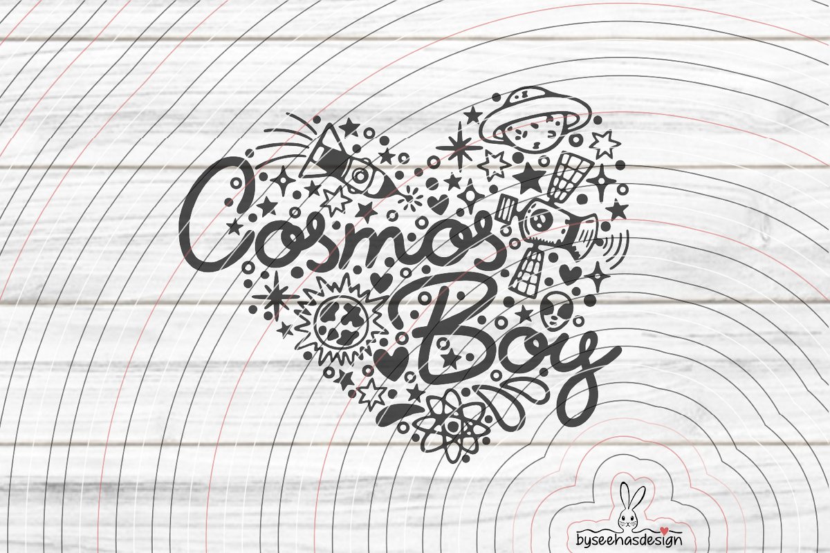 Cosmos Boy Plotterdatei SVG DXF