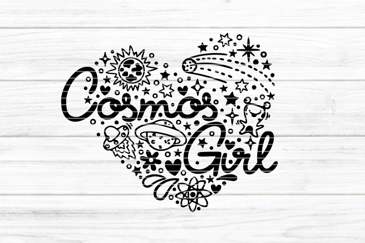 Cosmos Girl Plotterdatei SVG DXF FCM