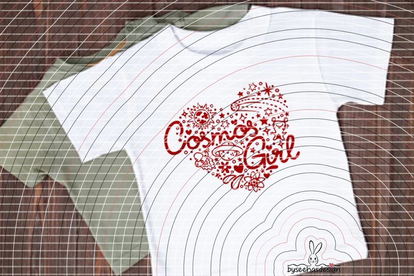Cosmos Girl Plotterdatei SVG DXF