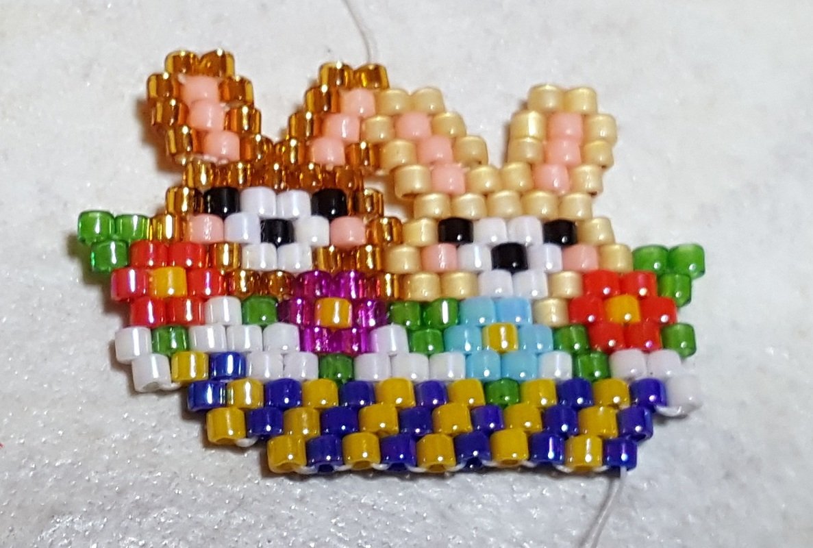 Hasenkörbchen / Deko / Anhänger