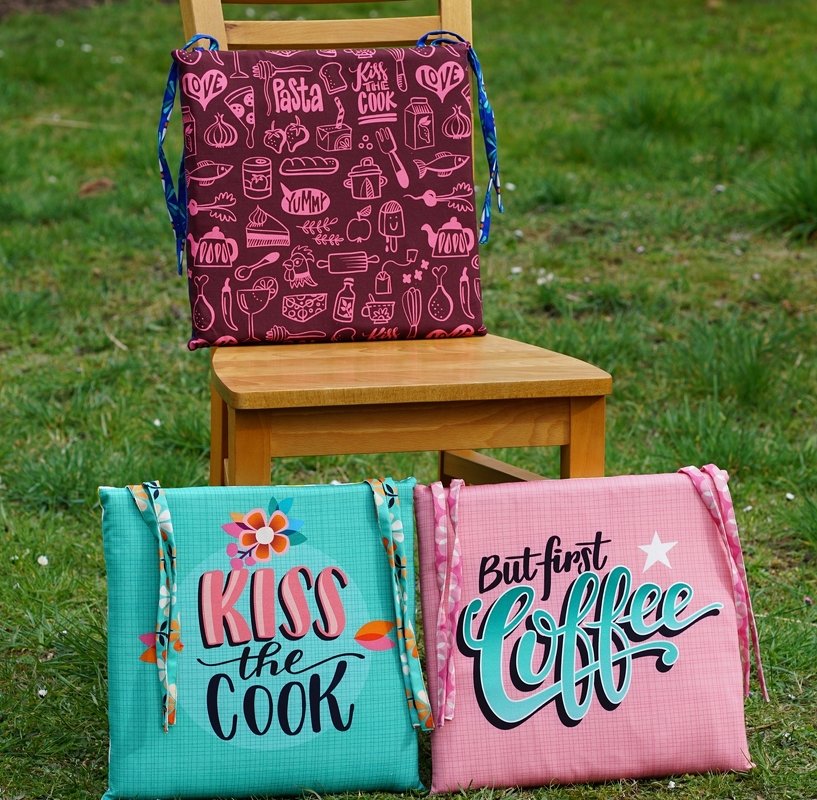 Kissen Stuhlkissen nähen Anleitung - Bild 11