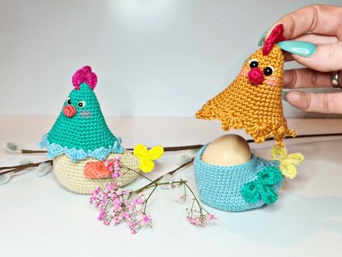 Uberraschungshuhn, das Multitalent häkeln