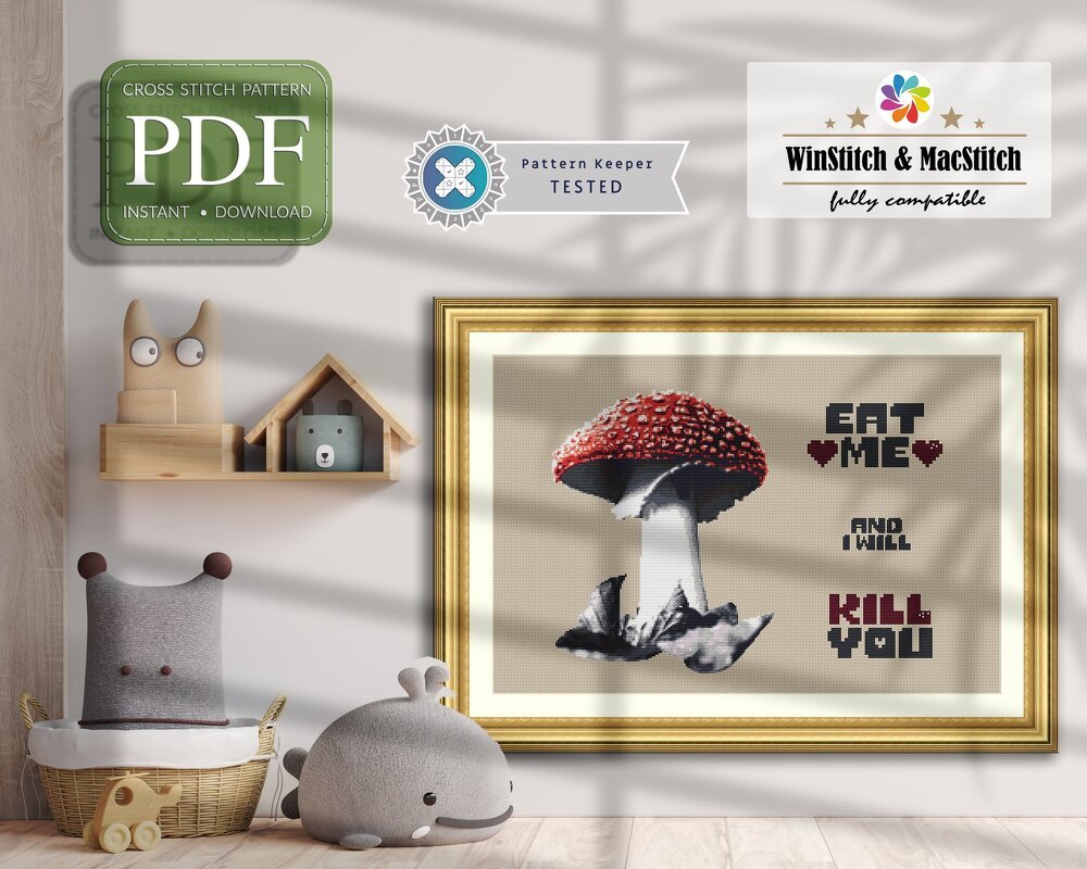 Eat Me > Cross Stitch Pattern PDF - Image 8