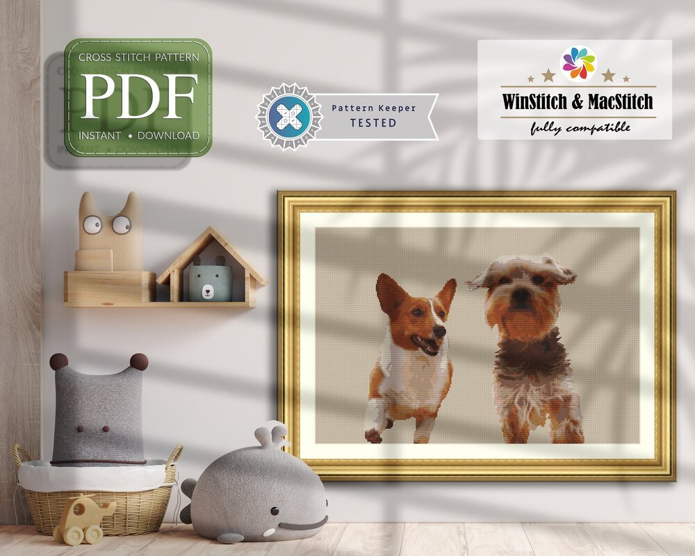 Racing Dogs > Cross Stitch Pattern PDF - Image 9