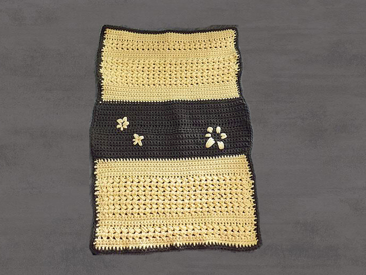 kleine Tischdecke - PlatzSet zum Häkeln - einfache Grundlagen