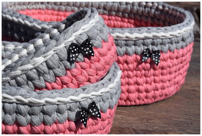 - OVAL - Basicanleitung mit einem Holzboden häkeln, ovales Utensilo, Korb