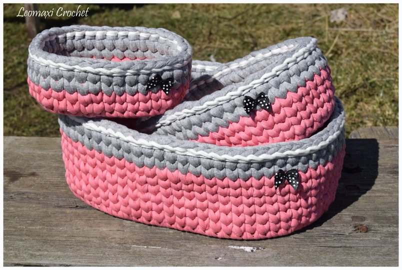 - OVAL - Basicanleitung mit einem Holzboden häkeln, ovales Utensilo, Korb