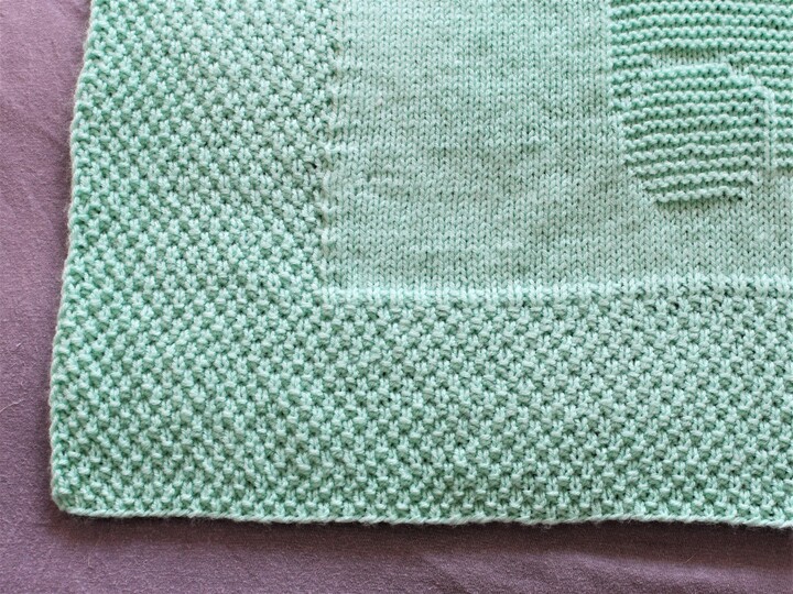 Strickanleitung Babydecke / Kinderdecke "Glücksmoment" - einfach