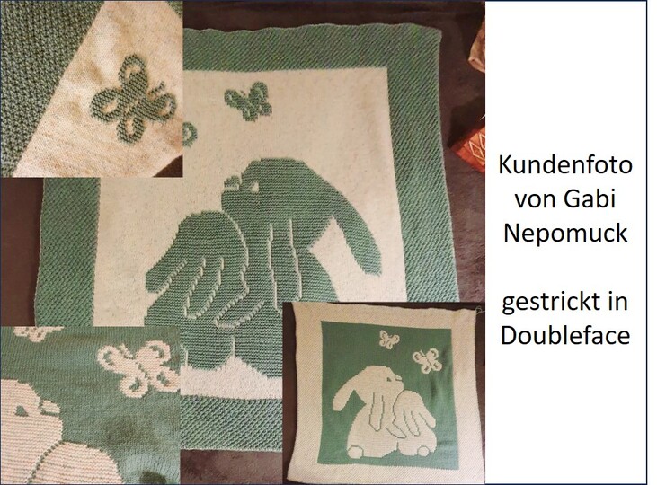 Strickanleitung Babydecke / Kinderdecke "Glücksmoment" - einfach