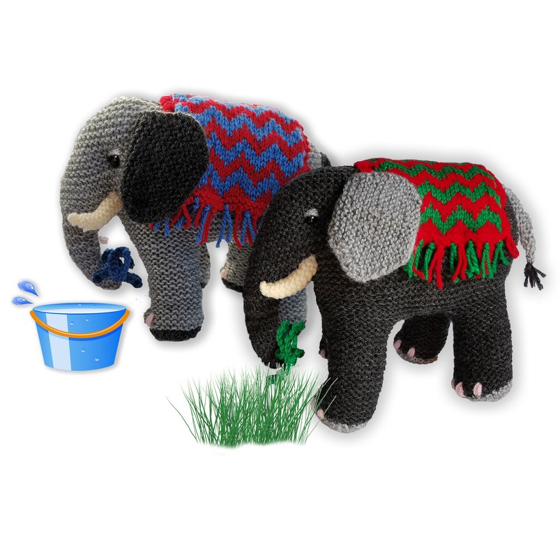 El The Elephant Toy Knitting Pattern - Image 3