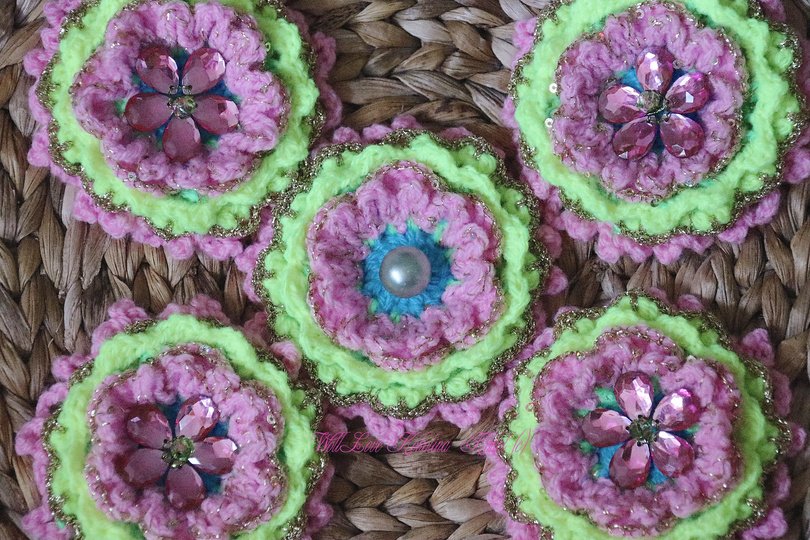 Häkel Anleitung Blüte Elfengarten