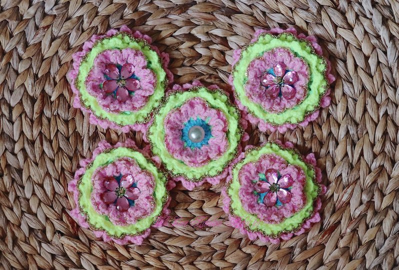 Häkel Anleitung Blüte Elfengarten