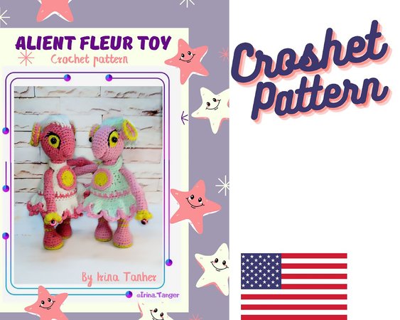 Alien Fleur Toy Crochet Pattern