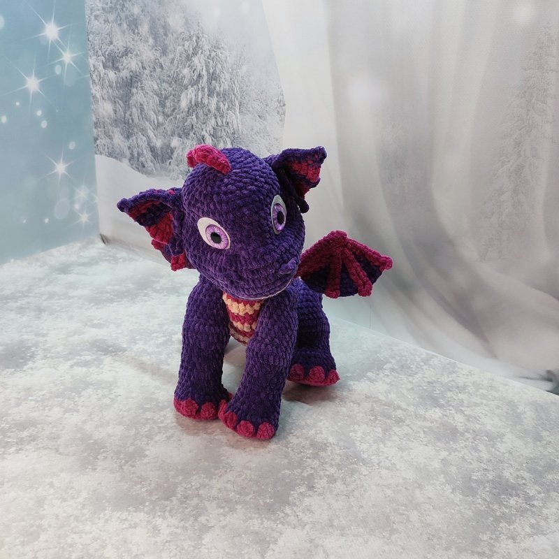Little Dragon Crochet Pattern. Fantasy Crochet Pattern. - Image 7