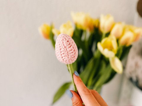 Tulpe Häkelanleitung