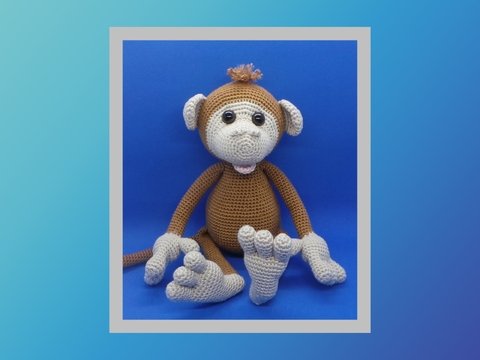 Häkelanleitung Affe Anton