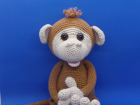 Häkelanleitung Affe Anton