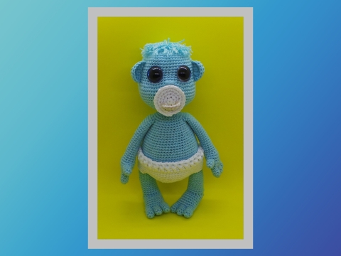 Häkelanleitung Monsterbaby Milo