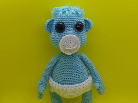 Häkelanleitung Monsterbaby Milo