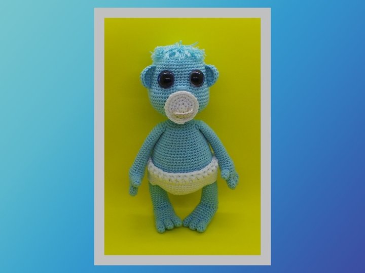 Häkelanleitung Monsterbaby Milo