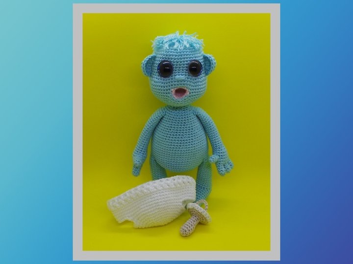 Häkelanleitung Monsterbaby Milo
