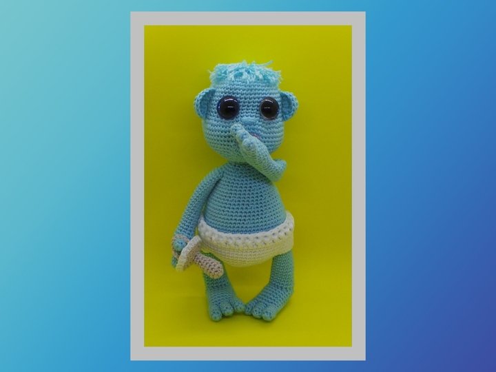 Häkelanleitung Monsterbaby Milo
