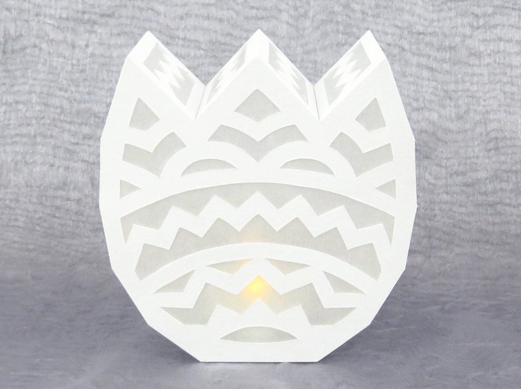 Tischleuchte – Tulpe – Bastelanleitung und Vorlagen