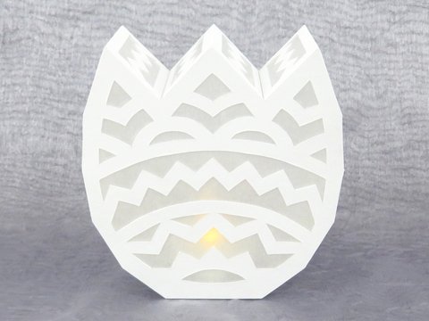 Tischleuchte – Tulpe – Bastelanleitung und Vorlagen