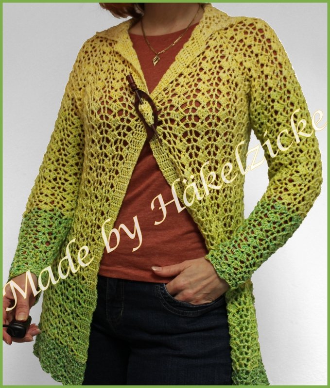 Häkelanleitung Sommerjacke Feenzauber, alle Größen in RVO - Bild 8