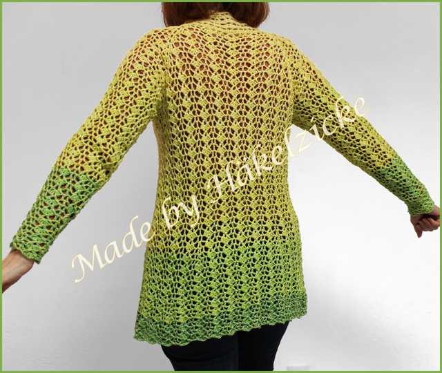 Häkelanleitung Sommerjacke Feenzauber, alle Größen in RVO