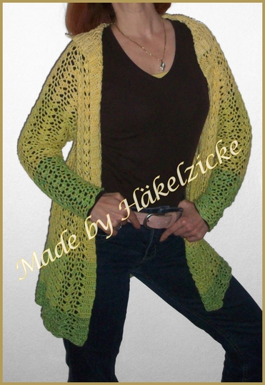 Häkelanleitung Sommerjacke Feenzauber, alle Größen in RVO