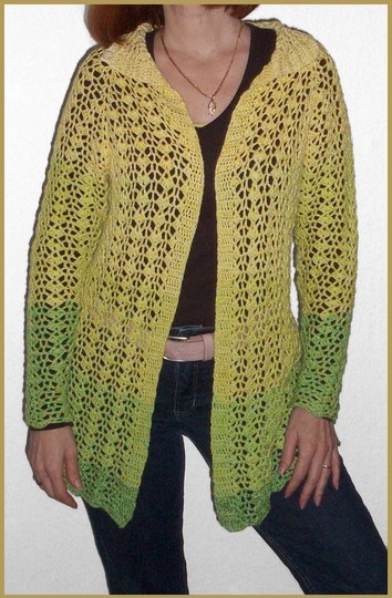 Häkelanleitung Sommerjacke Feenzauber, alle Größen in RVO