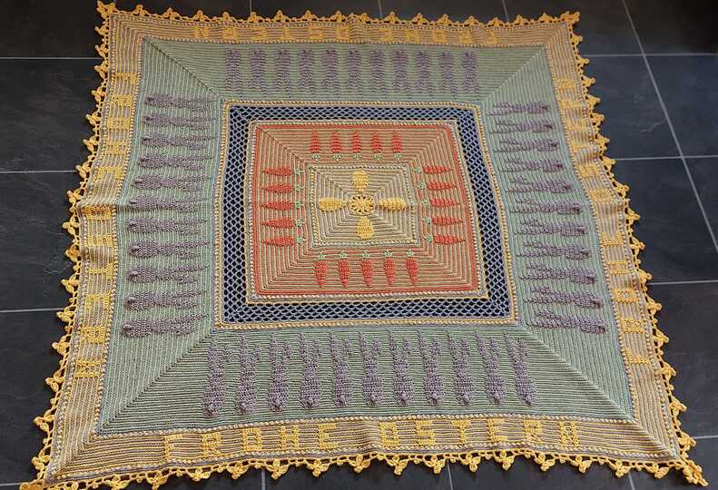 Häkelanleitung Mitteldecke 