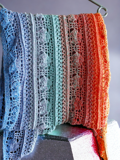 Stola/Schal „Anisja BE“ – Häkelanleitung