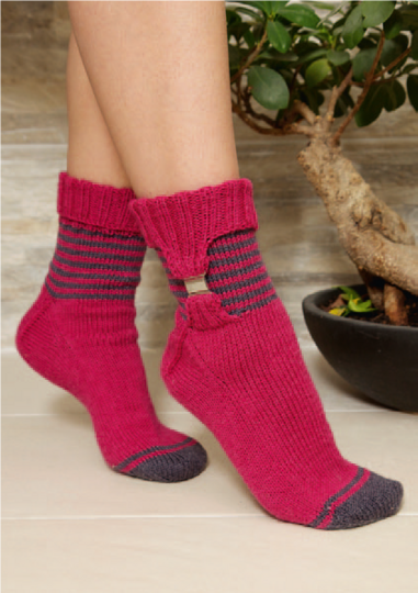 Socken - Kunst am Bein