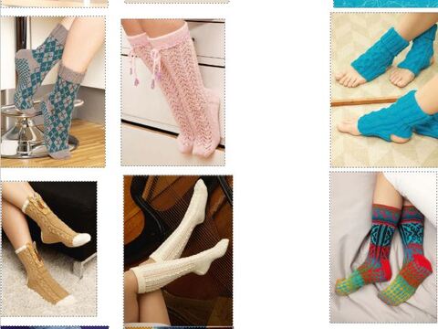 Socken - Kunst am Bein