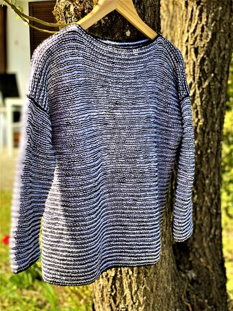 Nahtloser Wende-Sweater "Lakritz" in 6 Größen