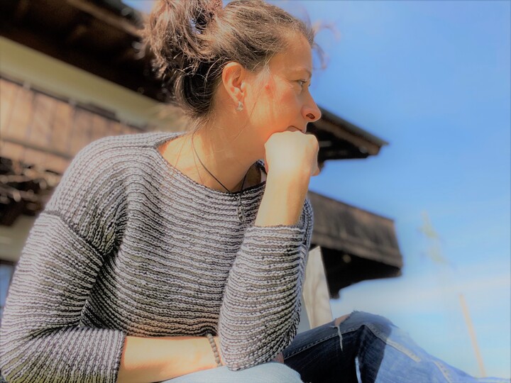 Nahtloser Wende-Sweater "Lakritz" in 6 Größen