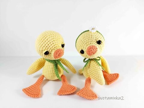 Crochet Duck Pattern Amigurumi Duck Pattern Crochet Bird Amigurumi Bird