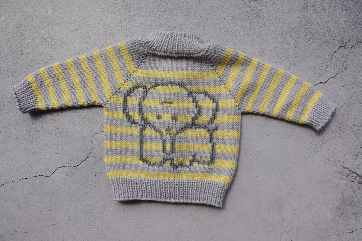 Raglanpulli mit Schnecke oder Elefant - Bild 2