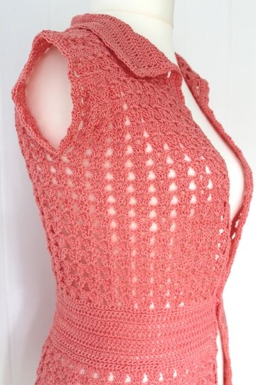 Häkelanleitung Sommer Cardigan "Anita", Größe M, für Fortgeschrittene