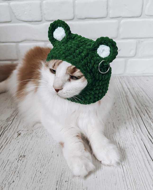 Balaclava with ears for cats and small dogs crochet pattern PDF - Image 2