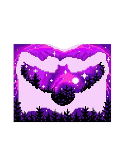 Häkelmuster * EULE SILHOUETTE - pink * Grafik für Fm Decke