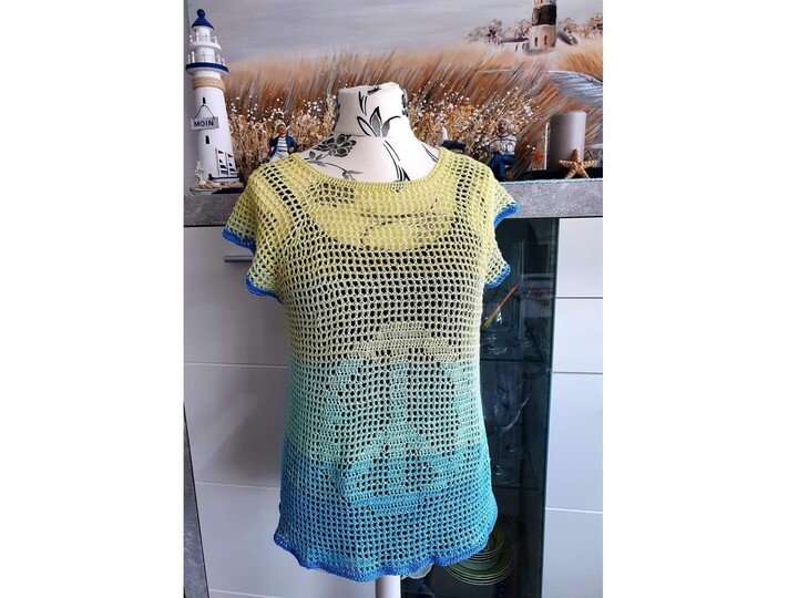 Häkelanleitung RVO Statement Shirt/Jacke in 4 Varianten