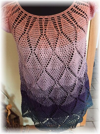 Häkelanleitung Tunika, Shirt Scarlet